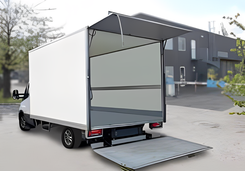 lorry with tailgate